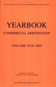 Tapa de Yearbook Commercial Arbitration 2005 (Yearbook Commercial Arbitration)