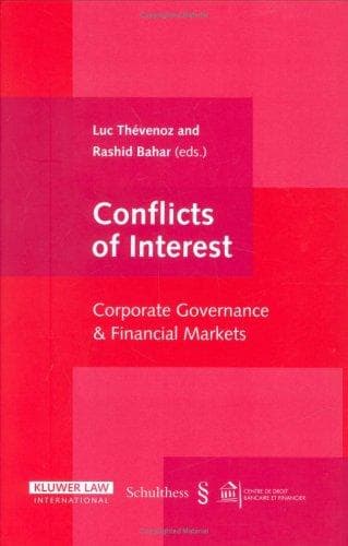 Tapa de Conflicts of interest