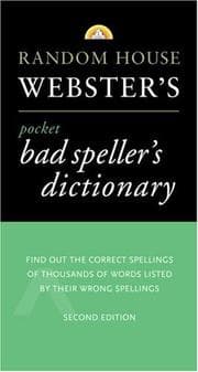 Tapa de Bad Speller's Dictionary