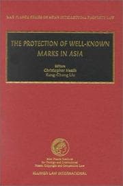 Tapa de The Protection of Well-Known Marks in Asia (Max Planck Series on Asian Intellectual Property Law, V. 1)