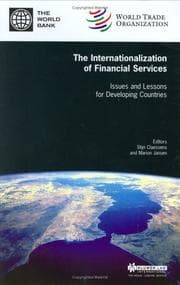 Tapa de The Internationalization of Financial Services - Issues and Lessons for Developing Countries