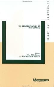 Tapa de The commodification of information