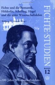 Tapa de Fichte Und Die Romantik