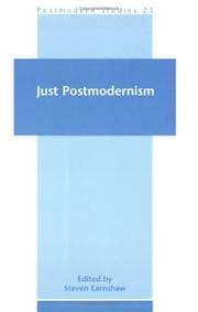 Tapa de Just Postmodernism.(Postmodern Studies 23)