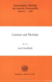 Tapa de Literatur Und Ökologie
