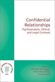 Tapa de Confidential relationships