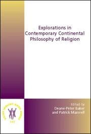 Tapa de Explorations in contemporary continental philosophy of religion
