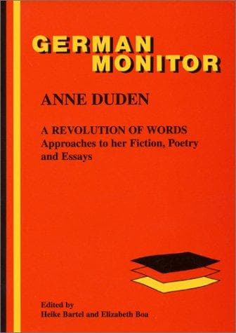 Tapa de Anne Duden