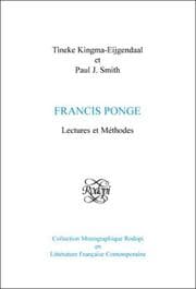 Tapa de Francis Ponge