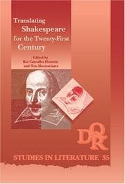 Tapa de Translating Shakespeare for the twenty-first century