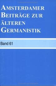 Tapa de Amsterdamer Beiträge Zur älteren Germanistik, Band 61 (2006)