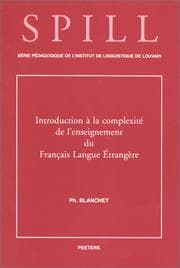 Tapa de Introduction à la complexité de l'enseignement du français langue étrangère