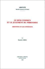 Tapa de Le sens commun et le jugement du Phronimos