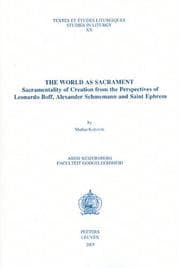 Tapa de The World as Sacrament