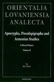 Tapa de Apocrypha, Pseudepigrapha, and Armenian studies
