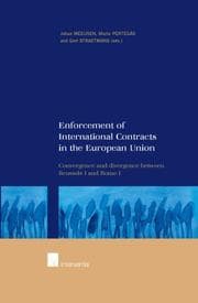 Tapa de Enforcement of international contracts in the European Union