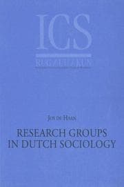 Tapa de Research groups in Dutch sociology