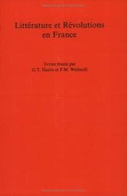 Tapa de Littérature et révolutions en France