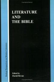 Tapa de Literature and the Bible (Rodopi Perspectives on Modern Literature, 9) (Rodopi Perspectives on Modern Literature, 9)