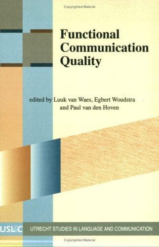 Tapa de Functional communication quality