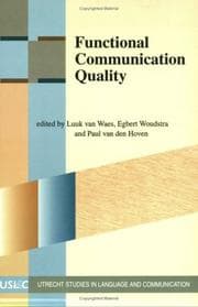 Tapa de Functional communication quality