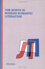 Tapa de The North In Russian Romantic Literature.(Studies in Slavic Literature and Poetics 26)