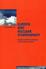 Tapa de Europe and Nuclear Disarmament