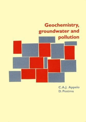 Tapa de Geochemistry, groundwater and pollution