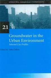 Tapa de GROUNDWATER IN URBAN (V2) ENVIRONMEN (International Contributions to Hydrogeology, 21)