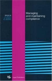 Tapa de Managing and maintaining compliance