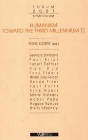 Tapa de Humanism toward the third millennium II