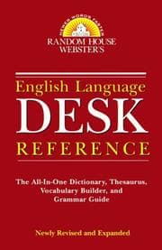 Tapa de Random House Webster's English language desk reference