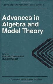 Tapa de Advances in algebra and model theory