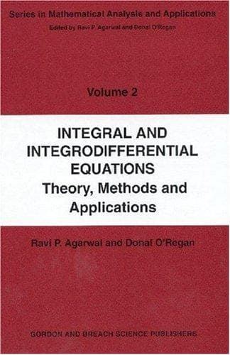 Tapa de Integral and Integrodifferential Equations