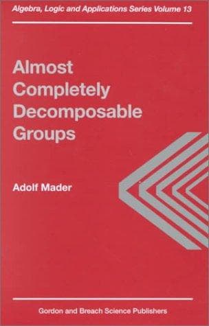 Tapa de Almost completely decomposable groups