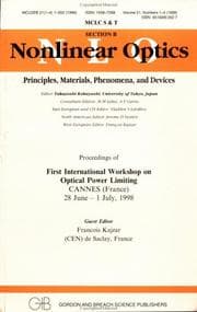 Tapa de Optical Power Limiting