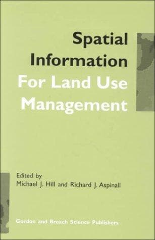 Tapa de Spatial information for land use management