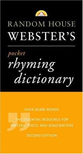 Tapa de Random House Webster's Pocket Rhyming Dictionary