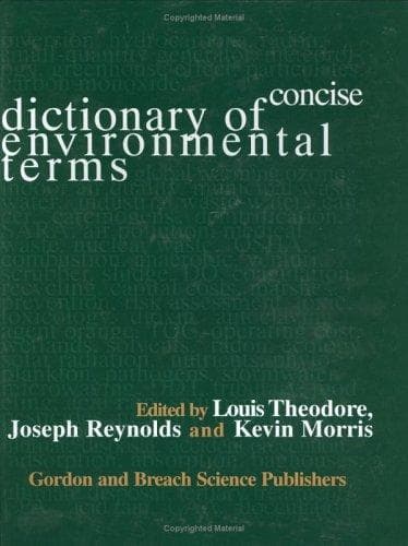 Tapa de Concise dictionary of environmental terms