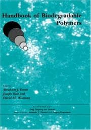 Tapa de Handbook of biodegradable polymers