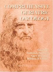Tapa de Comprehensive geriatric oncology