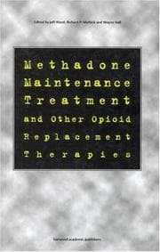 Tapa de Methadone maintenance treatment and other opioid replacement therapies