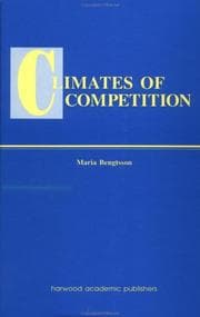 Tapa de Climates of competition