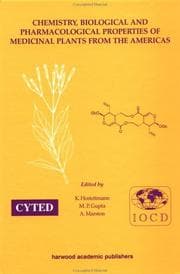 Tapa de Chemistry, Biological and Pharmacological Properties of Medicinal Plants from the Americas