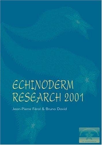 Tapa de Echinoderm research 2001