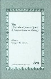 Tapa de The Historical Jesus Quest