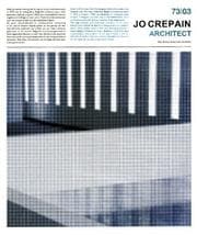 Tapa de Jo Crepain