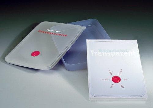 Tapa de Tupperware: transparent