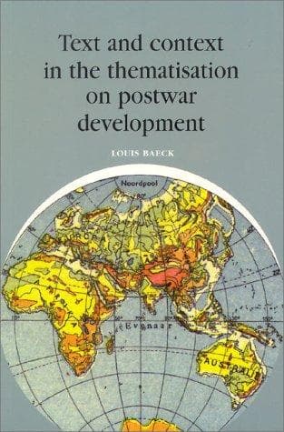Tapa de Text and context in the thematisation on postwar development