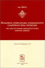 Tapa de Acquiring intercultural communicative competence from textbooks